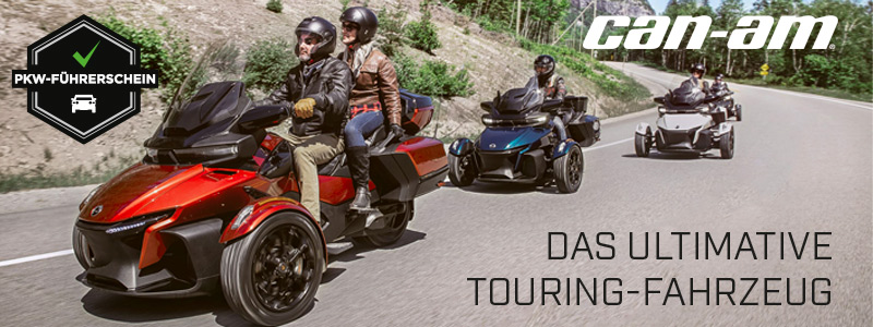 Can-Am Spyder - Das ultimative Touringfahrzeug Vermietung Can-Am On-Road